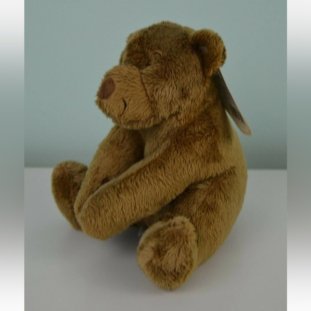 Good Night Sleep Tight Teddy Bear Plush Stuffed Animal Brown Little Tiger Press